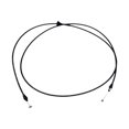 thumbnail image 2 of F65Z16916AB accesorios de liberación del cable de la campana resistente Reemplazar piezas Motor Cable de liberación del capó Cable de pestillo Cable, 2 of 8