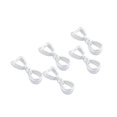 thumbnail image 2 of 5pcs 925 Sterling Silver Pinch Clip Clasp Bails Jewelry Making Pinch Bails for Jewelry Making Small, 2 of 9