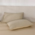 thumbnail image 5 of weibbin Striped Pillowcase - Solid Color & Soft & Breathable Pillow Covers for Bed Sofa Gargen Chair, Washed Pillowcase, 74x48x0.3cm, Cotton, 5 of 7