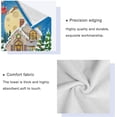 thumbnail image 3 of Coolnut 3 PCS Towel Christmas Pattern Cotton Bath Towel Set (1 Bath Towel, 1 Hand Towel, 1 Washcloth) for Bathroom, Super Soft and Quick Dry Towels, 3 of 6