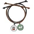 thumbnail image 1 of Un brazo bandido ilustración patron Pulsera Cuerda Mano Cadena Cuero Dinero Pulsera Unbranded M, 1 of 2
