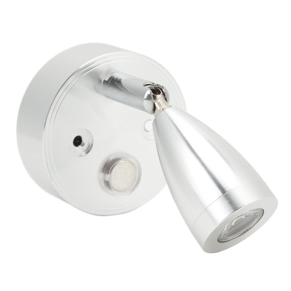 Foco LED de lectura para RV de 10 V a 30 V, lámpara de noche, luz blanca cálida de 3500 K, para barco, caravana, remolque, autocaravana