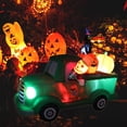 thumbnail image 3 of Decoración inflable de coche fantasma VIKIMORA de 2,3 m con luces LED, 3 of 9
