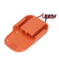 thumbnail image 1 of Battery Adapter Converter 18V ABS Lithium Battery Adapter with 12 AWG Cable for RC Toy Electric Bikes, 1 of 14