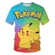 thumbnail image 1 of Camisetas de Pokémon para niños y niñas, ropa de Pikachu, Squirtle, 3D, juego de Anime, dibujos animados, moda Hip Hop, Verano, 1 of 4