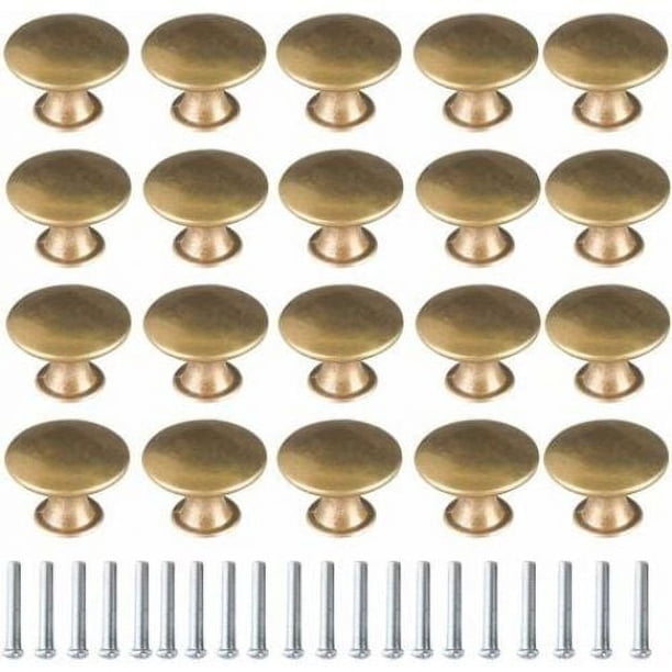 Perillas de gabinete de latón antiguo con forma de hongo elegantes, superficie lisa para un agarre fácil, herrajes sólidos para gabinetes perfectos para diversas aplicaciones de muebles