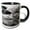 Black/White, variant on 3drose, Dock in Skidoo Bay in Flathead Lake Near Polson, Montana, Usa., 11oz Magic Transforming Mug
