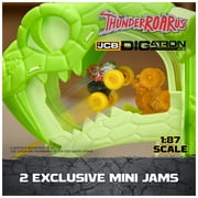 Monster Jam Mini Jams, Cobra’s Crazy Escape Playset with 2 Monster Trucks