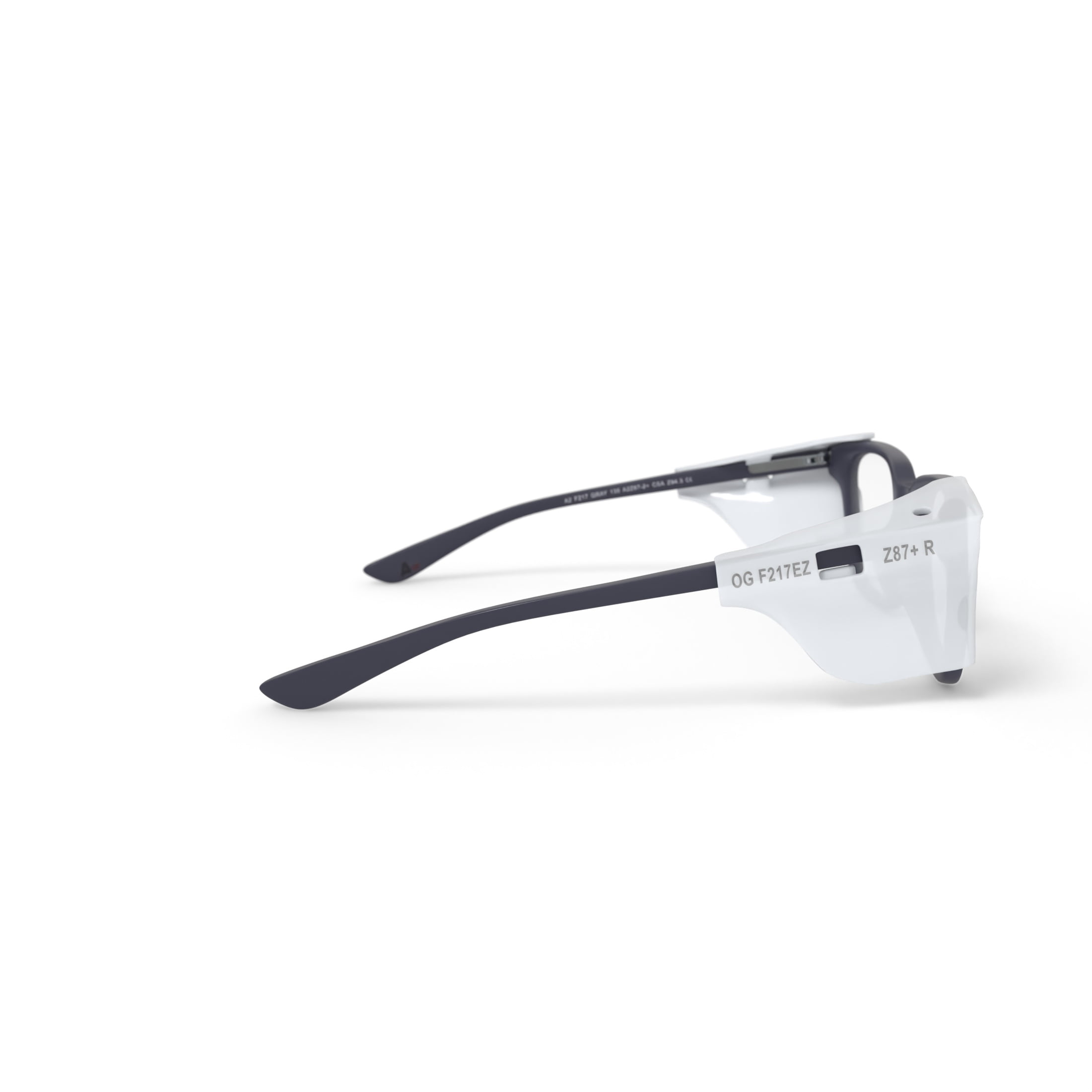 Hilco Vision A2 F217 Prescription Safety Glasses Matte Gray