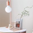 thumbnail image 3 of ruzhgo File Holder Organizer Record Album Holder Magazine Wire Rack Desk Storage Decor for Home Office No.3, 3 of 6