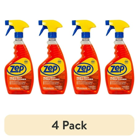 (4 pack) Zep Heavy-Duty 24 oz Citrus Cleaner