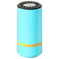 Hgallory Portable Handheld Vacuum Pump for Plastic Bags, 5V 5W 50-60kPa Electric Mini Bag Sealer Household Vacuum Packaging Machine for Food Storage, USB Rechargeable, 4.3"x2", 1PC, Blue