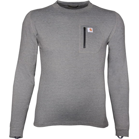 Carhartt Men's Force Heavyweight Base Layer Top (Shadow Heather, S)
