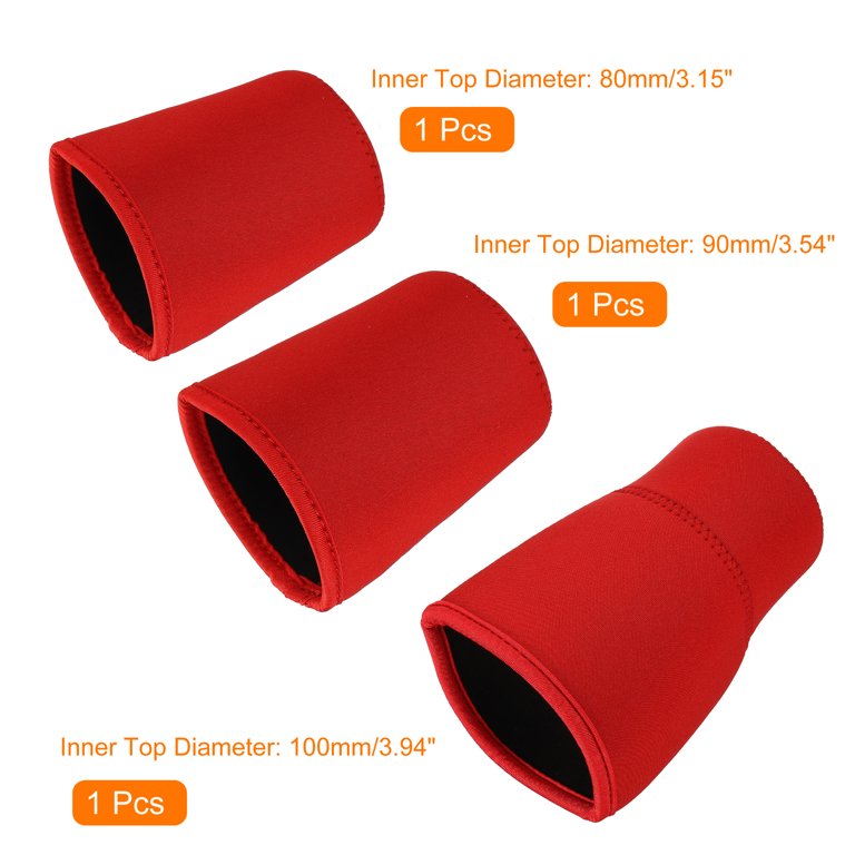 neoprene reusable coffee cup sleeves red