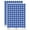 Dark Blue, variant on Number 1 One Cute Typewriter Font 200+ Round Stickers - Dark Blue - Matte Finish - 0.50" Size