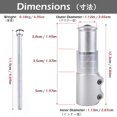 thumbnail image 2 of Mtb Bicycle Steerer Tube Extender, Height Adapter, 2 of 4