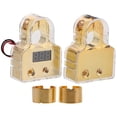 thumbnail image 1 of KAKOWELY auto audio battery clamp 1 Set Battery Terminal Connectors Car Battery Terminals Positive Negative Battery Terminal With Clear Covers And Shims For Car Marine Boat Rv Trucks Atv Utv, 1 of 5