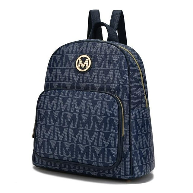 MKF Collection Fanny Signature Backpack by Mia K. - Navy
