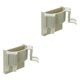 thumbnail image 1 of Inteprter Soporte de plástico para cepillos de para colgar en la pared, estante de almacenamiento para de , afeitadora de Verde 2Conjunto, 1 of 6