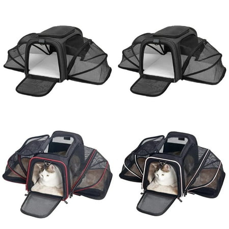 FPWNGL Convenient Portable Foldable and Breathable Pet Carrier Backpack - Lightweight Shoulder Bag Handbag for Easily Transporting Pets - Ideal for Busy Pet Parents On-the-Go - Great f