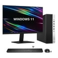 thumbnail image 1 of Restored HP Computer Combo ProDesk 600 G5 SFF Windows 11 Pro Desktop PC | New 24 inch Monitor | Intel Hexa-Core i5 | 16GB DDR4 RAM | 512GB NVMe SSD | WIFI - (Refurbished), 1 of 3