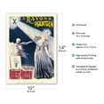 thumbnail image 2 of George Méliés’ The X-Rays of Roentgen (Les Rayons Roentgen) - Theatre Robert-Houdin - Vintage Magic Poster c.1895 - Master Art Print 10in x 14in, 2 of 4