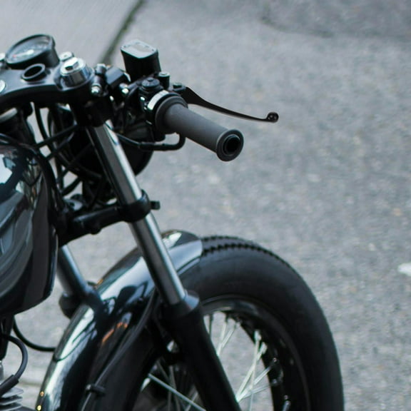 CIMAXIC 1Pcs Anodized Brake Lever for Dirt Bikes and Atvs in Black Metal with 7.1x1.4x1in Size