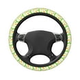 thumbnail image 3 of Gaeub St Patrick's Day1 Breathable Stretch Elastic Steering Wheel Cover, Cool in Summer and Warm in Winter, Universal 15 inch, 3 of 8