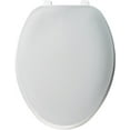 thumbnail image 2 of BEMIS Elongated Plastic Toilet Seat in White with Easy-Clean & Change and Whisper-Close Hinge, 2 of 5
