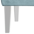 thumbnail image 6 of SAFAVIEH Abrosia Transitional Glam Tufted Bench, Cyan, 6 of 6