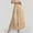 Khaki, variant on Dpytoraw Women's Chiffon White Flowy Maxi Skirts Boho Summer Elastic Waisted Pleated A Line Long Skirt For Women Plus Size Bodycon Skirt with Control Top Green