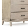 thumbnail image 3 of Plank+Beam 5 Drawer Dresser, Farmhouse Chest of Storage Drawers, Solid Wood Dressers for Adults Bedroom, Seashell Wirebrush, 3 of 8