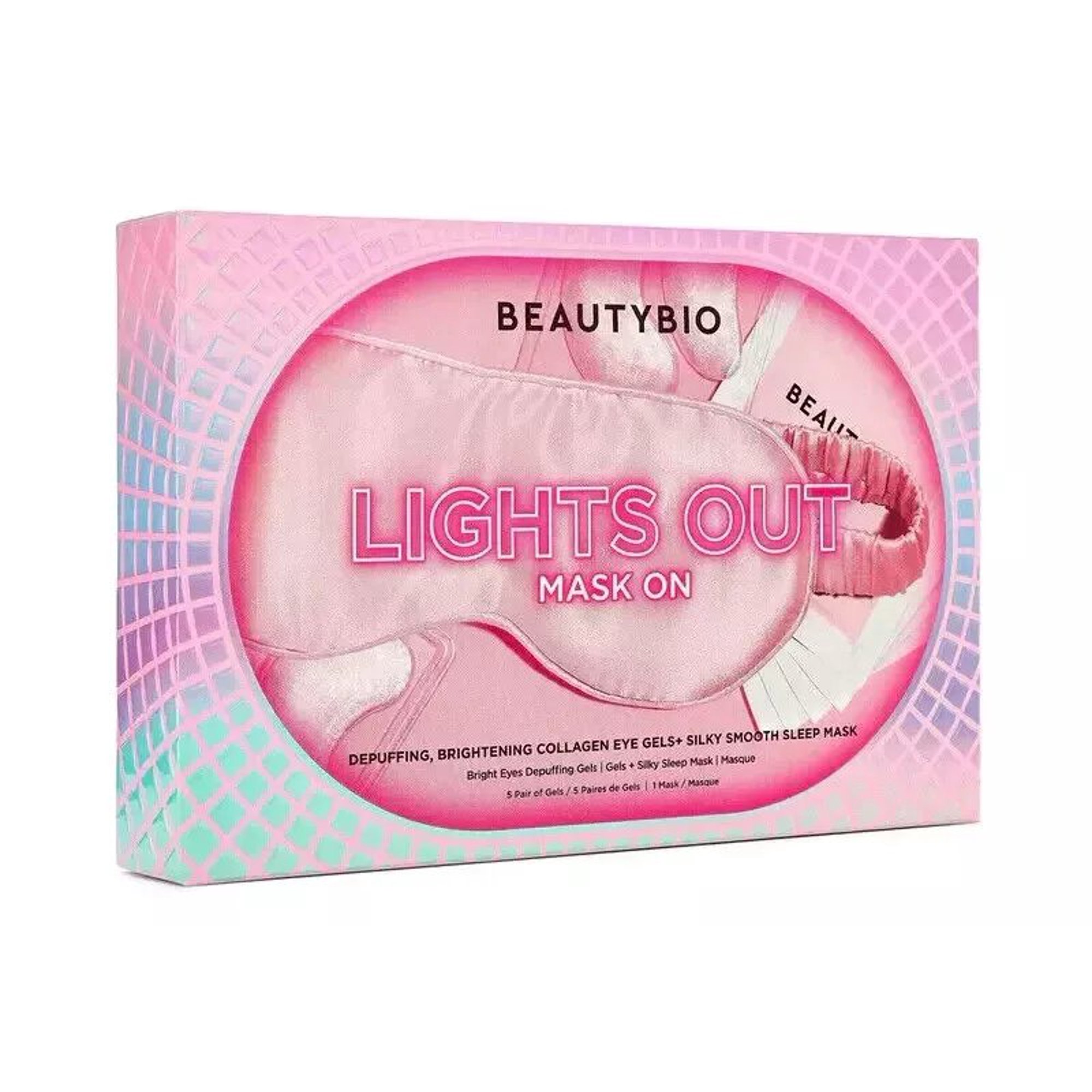 BeautyBio Lights Out. Mask On. & Depuffing, Brightening Collagen Eye Gels