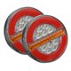 thumbnail image 1 of 2Pcs 24V 4inch LED Trailer Truck Tail Light Brake Light DRL Flow Turn Signal Lamp Strobe Light for, 1 of 5
