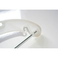 thumbnail image 3 of NAHANCO #1500RCHU 17" White Heavy Duty Plastic Suit Hangers with Metal Clips (Pack of 25), 3 of 5