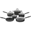 Cuisinart Advantage Non-Stick Hard Aluminum 11-Piece Cookware Set, Black
