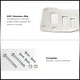 thumbnail image 2 of AJP Distributors JDM Sport Billet Aluminum Silver Rear Lower Suspension Chassis Subframe Brace Arm Support Tie Bar Compatible/Replacement For Acura RSX DC5 Honda Civic SI EP3 2002 2003 2004 2005 2006, 2 of 4