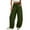 Army Green, variant on Women's Fashionable Solid Color Elastic Waist Pocket Casual Sweatpants Pants for Women's Comfortable Lounge and Everyday Casual Wear,Black,2XL