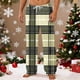 thumbnail image 1 of Pantalones de pijama largos para hombre, para dormir en casa, con estampado navideño, tubo recto, cintura elástica, bolsillos, informales, para hombre, 1 of 5