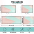 thumbnail image 5 of Pastel Geometric Triangles 20x40" Plush Pillow Case, Zippered Bed Pillow Cover for All Seasons Use, 5 of 9