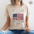 thumbnail image 6 of 250th America Anniversary Shirt 250 Years of Freedom America T Shirt We The People 250 Years of Freedom Patriotic Tee with USA Flag, 6 of 6