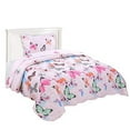 thumbnail image 1 of MarCielo 2 Piece Kids Bedspread Quilts Set Throw Blanket for Teens Boys Girls Bed Printed Bedding Coverlet Butterfly A72 (Twin), 1 of 4