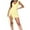Yellow-932, variant on Women Summer Party Style Chest Wrap Sexy Hollow Out Backless Buttock Dress,Sexy Party Dress with Chest Wrap, Hollow Out Design, Backless, and Buttock-Curving Silhouette for a Bold Look