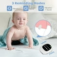 thumbnail image 3 of Alarma de enuresis Alarma inalámbrica para orinar en la cama Reloj de entrenamiento para ir al baño con pulsera para niños Cuidado de ancianos 40M Rango efectivo Vibración / Sonido / Vibración + Recor, 3 of 8