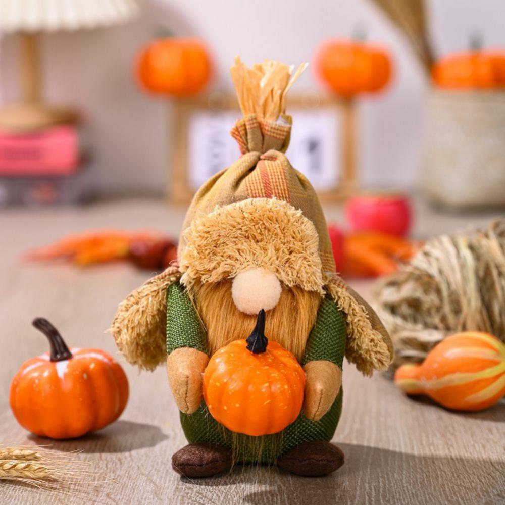 Fall Gnomes Autumn Gnomes Mr and Mr Pumpkin Sunflower Nordic Swedish Nisse Tomte Elf Dwarf