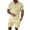 Beige, variant on Honeeladyy Mens Short Sets 2 Piece Outfits Fashion Summer Tracksuits Casual Shirt and Shorts Set #Dd-Beige-XXXL
