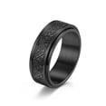thumbnail image 6 of QQTDFG Anxiety Ring for Women Men Stainless Steel Fidget ADHD Decompression Knot-Gold-8, 6 of 7