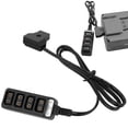 thumbnail image 3 of Camera D-Tap Cable, Photography Power Supply, Male Plug To 4 Female Socket Board Consum Electronics For Outdoor Indoor, 3 of 8