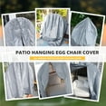 thumbnail image 4 of Luniquz Egg Chair Cover 210D Hanging Chair Cover for Double Egg Swing Chair 91X80 Inches Patio Stand Cover Wicker Egg Swing Chair Covers, 4 of 6