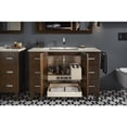thumbnail image 2 of Kohler K-99535-Lg Poplin 48" Vanity Cabinet Only - Claret Suede, 2 of 4